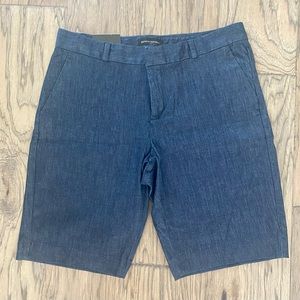 New Banana Republic 10” Short Bermuda Shorts Size 28 / 6 Dark Denim